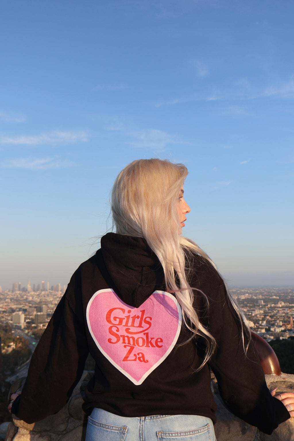 Girls Smoke Za Hoodie (black)