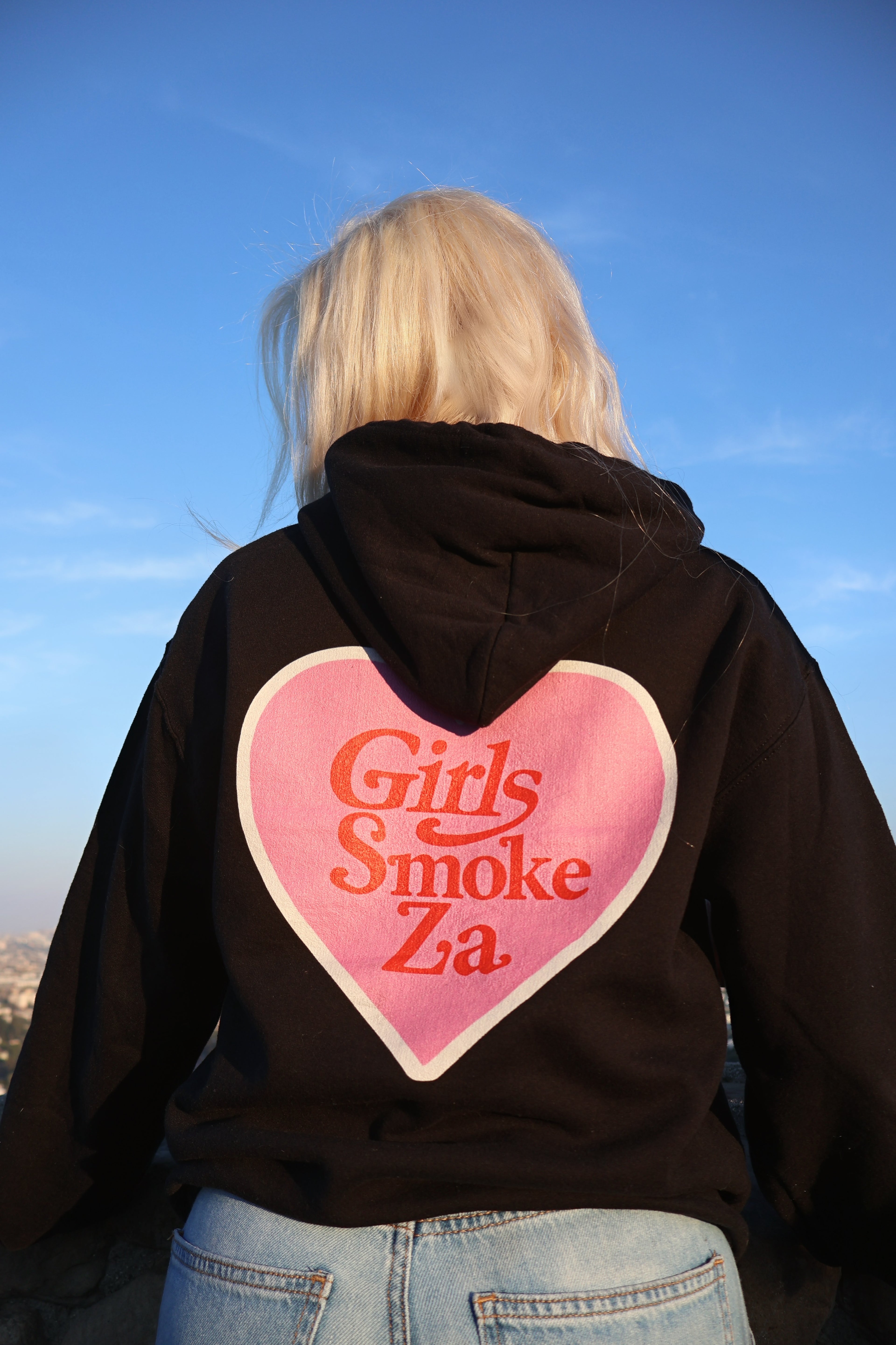 Girls Smoke Za Hoodie (black)