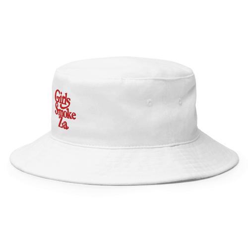 Girls Smoke Za Bucket Hat (white)