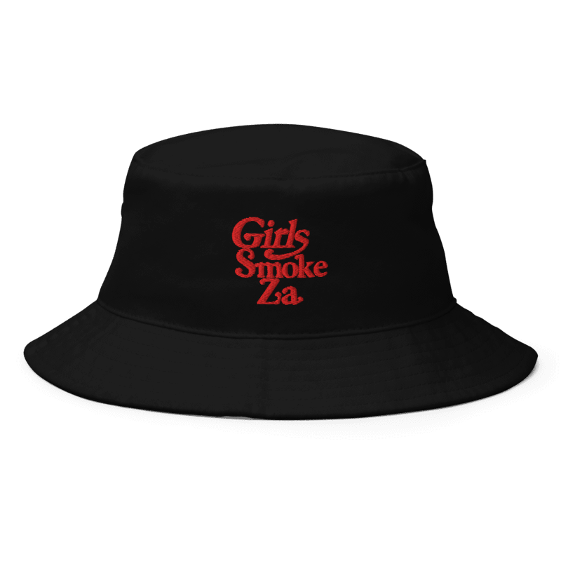 Girls Smoke Za Bucket Hat (black)
