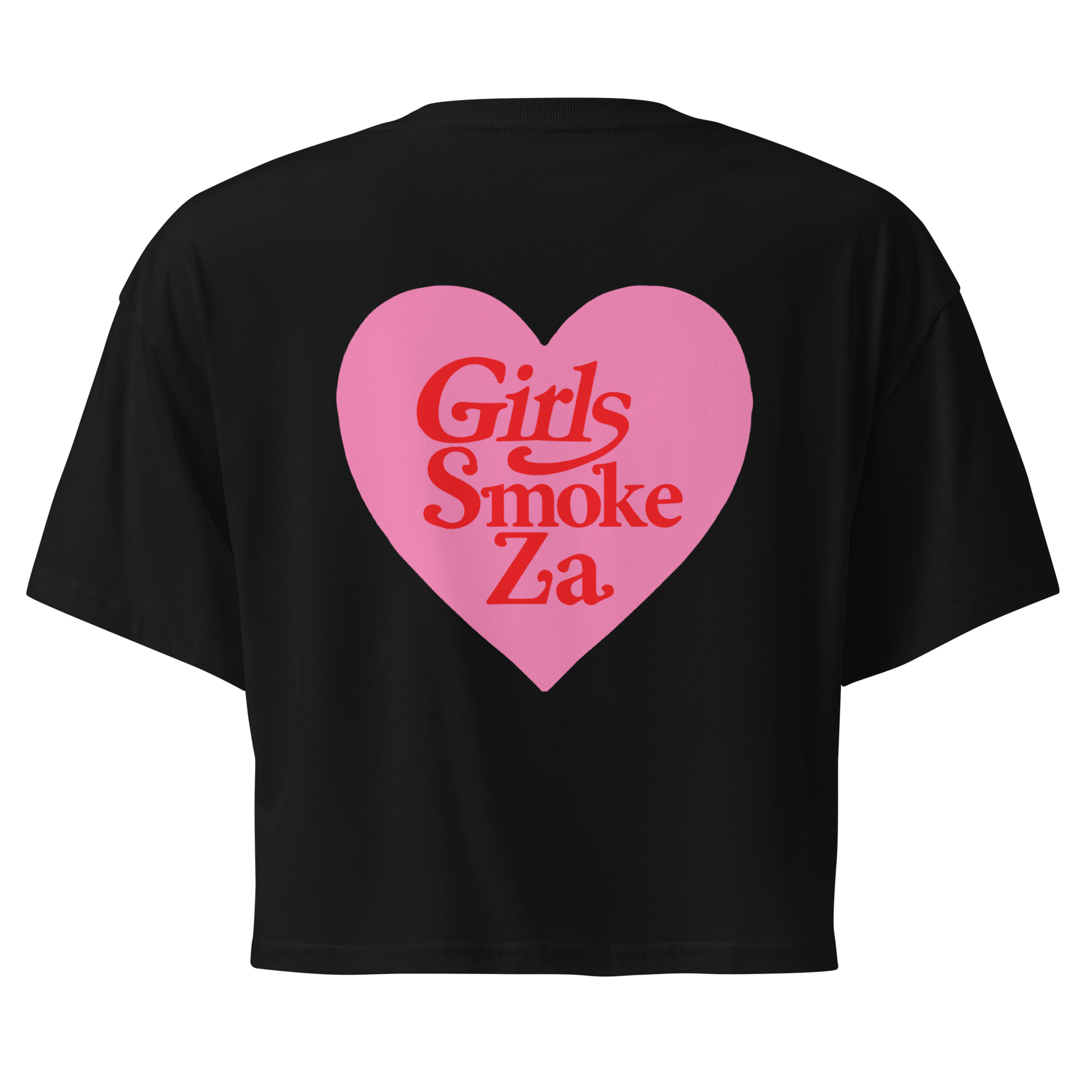 Girls Smoke Za Crop Top (black)
