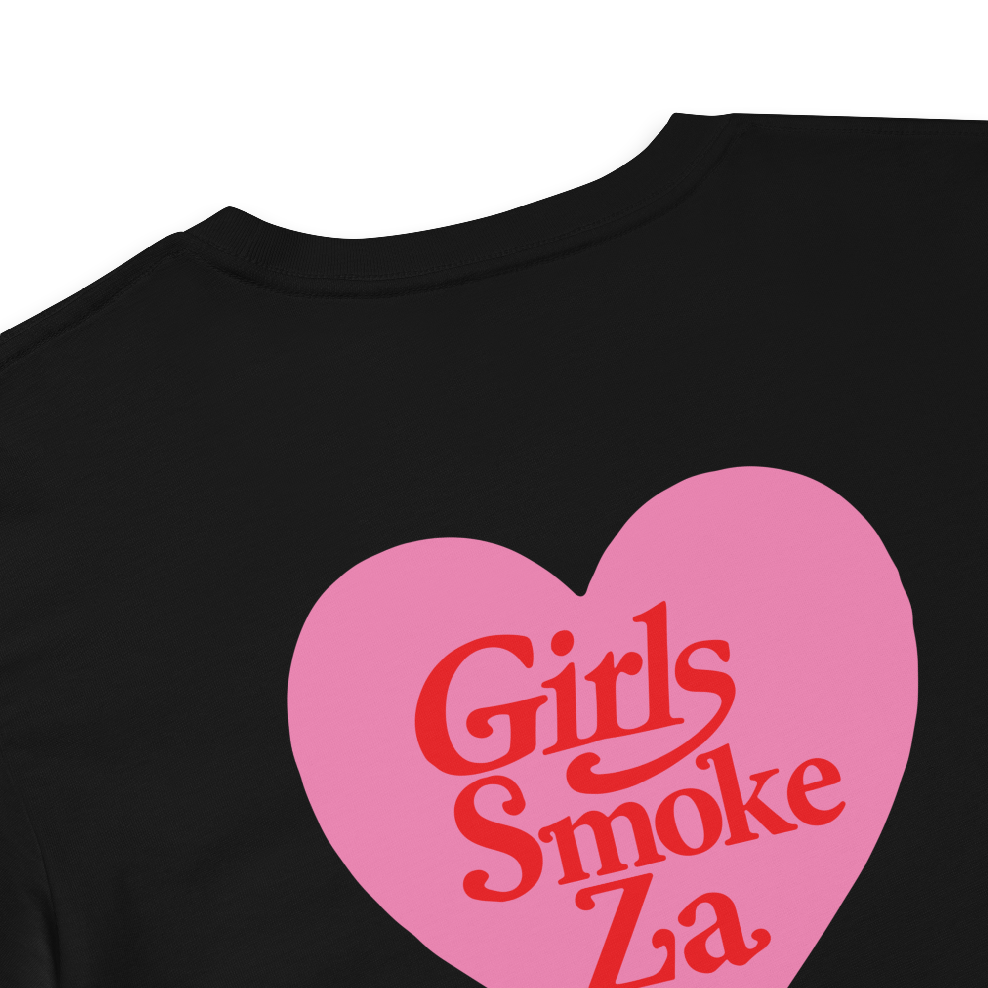 Girls Smoke Za Crop Top (black)