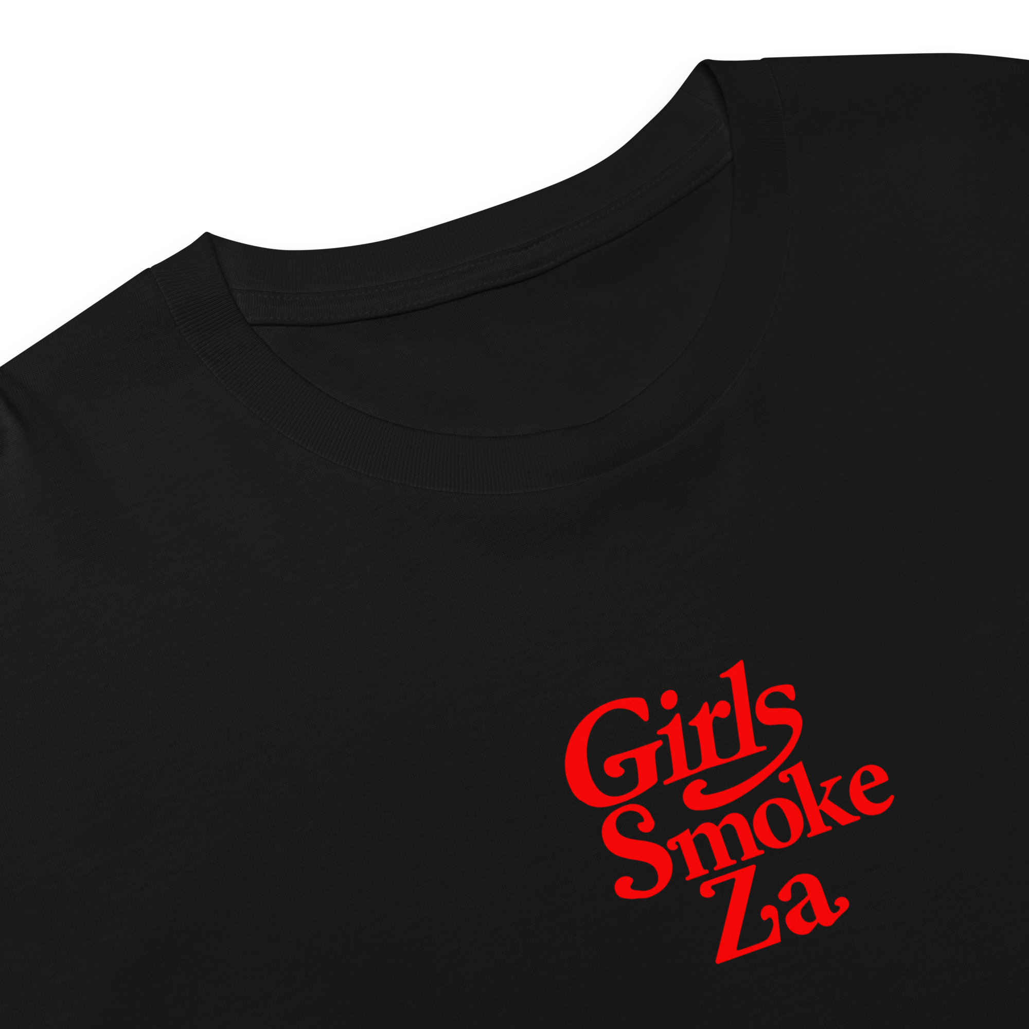 Girls Smoke Za Crop Top (black)