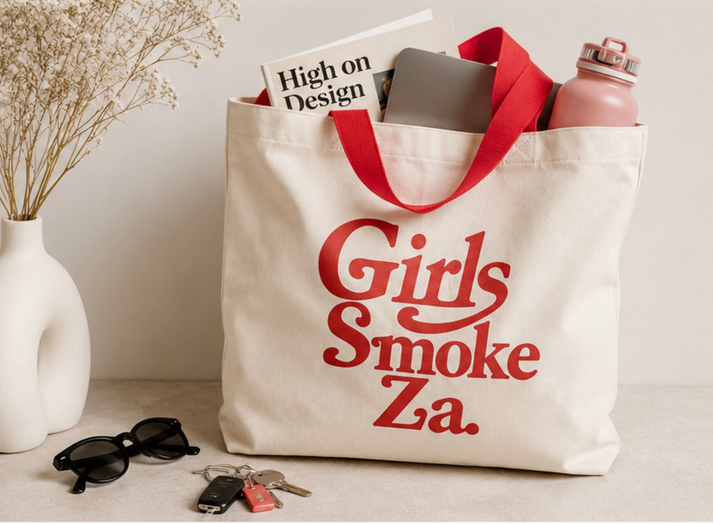 Girls Smoke Za Tote Bag