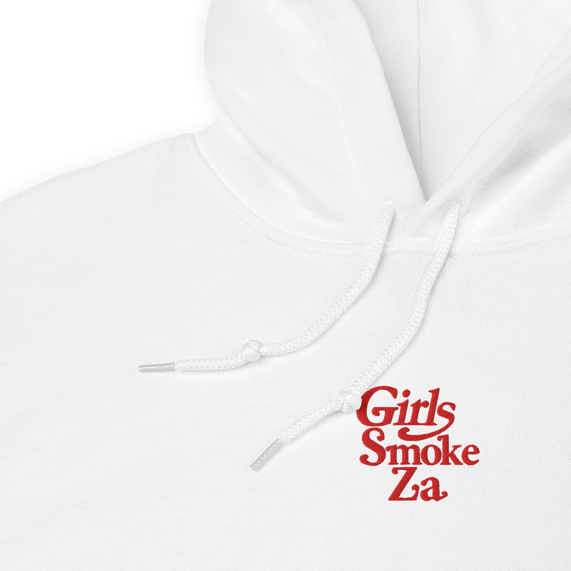 Girls Smoke Za Hoodie (white)