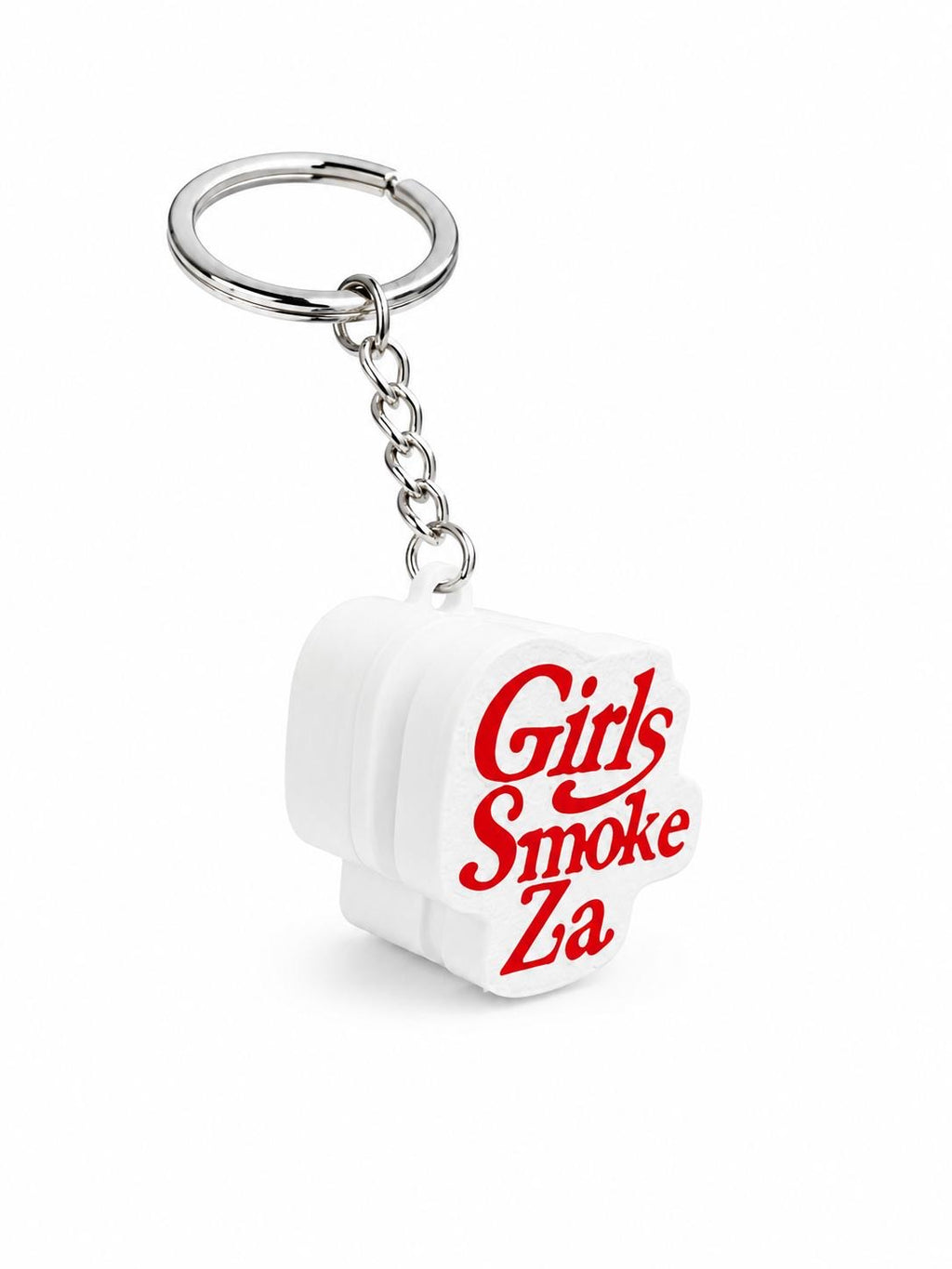 Girls Smoke Za Fidget Clicker Keychain